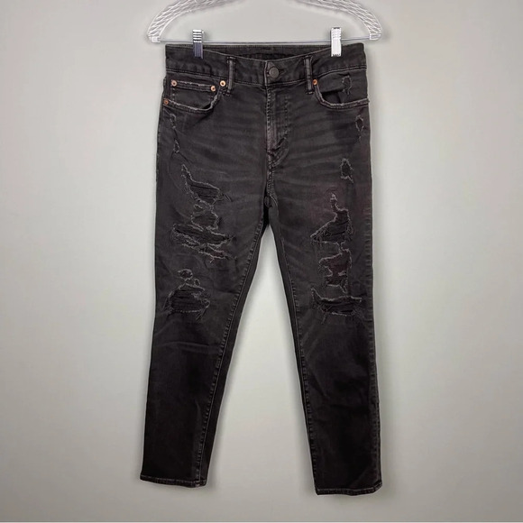 American Eagle Slim Fit Next Level Flex Distressed Jeans Men's 28x28 - Picture 2 of 7